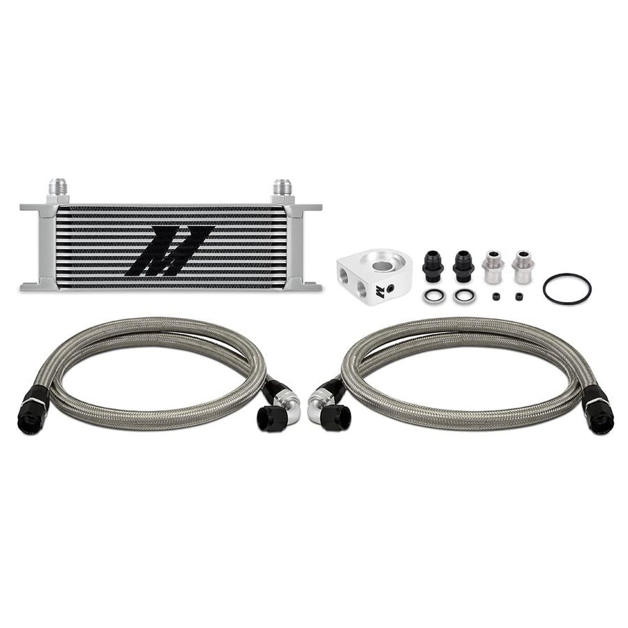 Universal Mishimoto Oil Cooler Kit, 13-Row, Silver