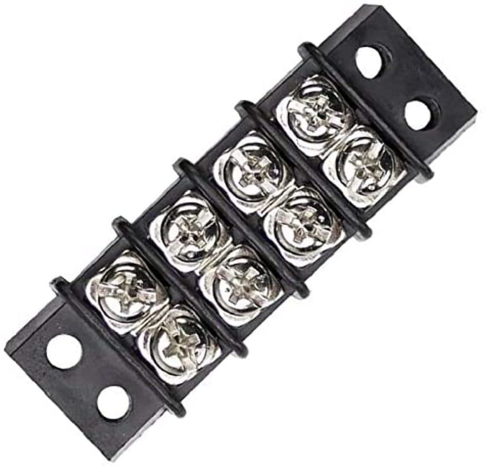 Barrier Strip Install Bay No.8 Spade - 12-22 Ga - 4 Position - 10 Pack
