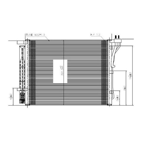 Replacement TYC 3985 Condenser