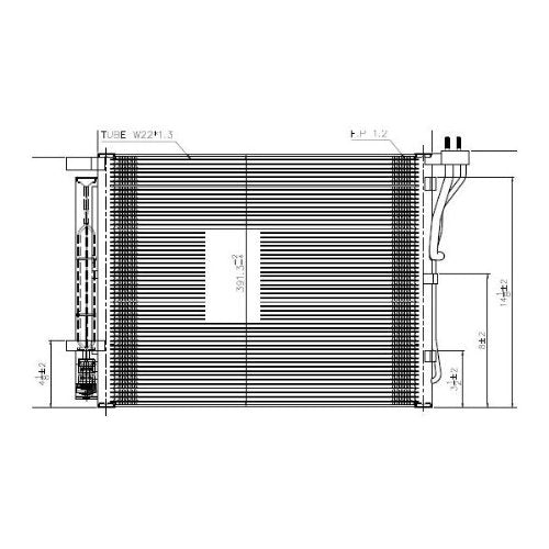 Replacement TYC 3985 Condenser
