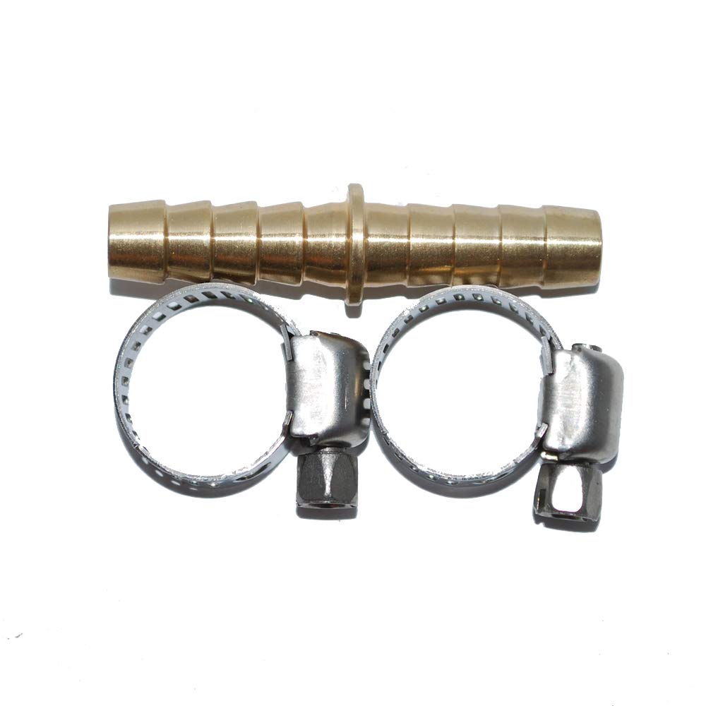 attwood 3/8-Inch Universal Brass Fuel in-Line Splice Kit, Model:11822-6