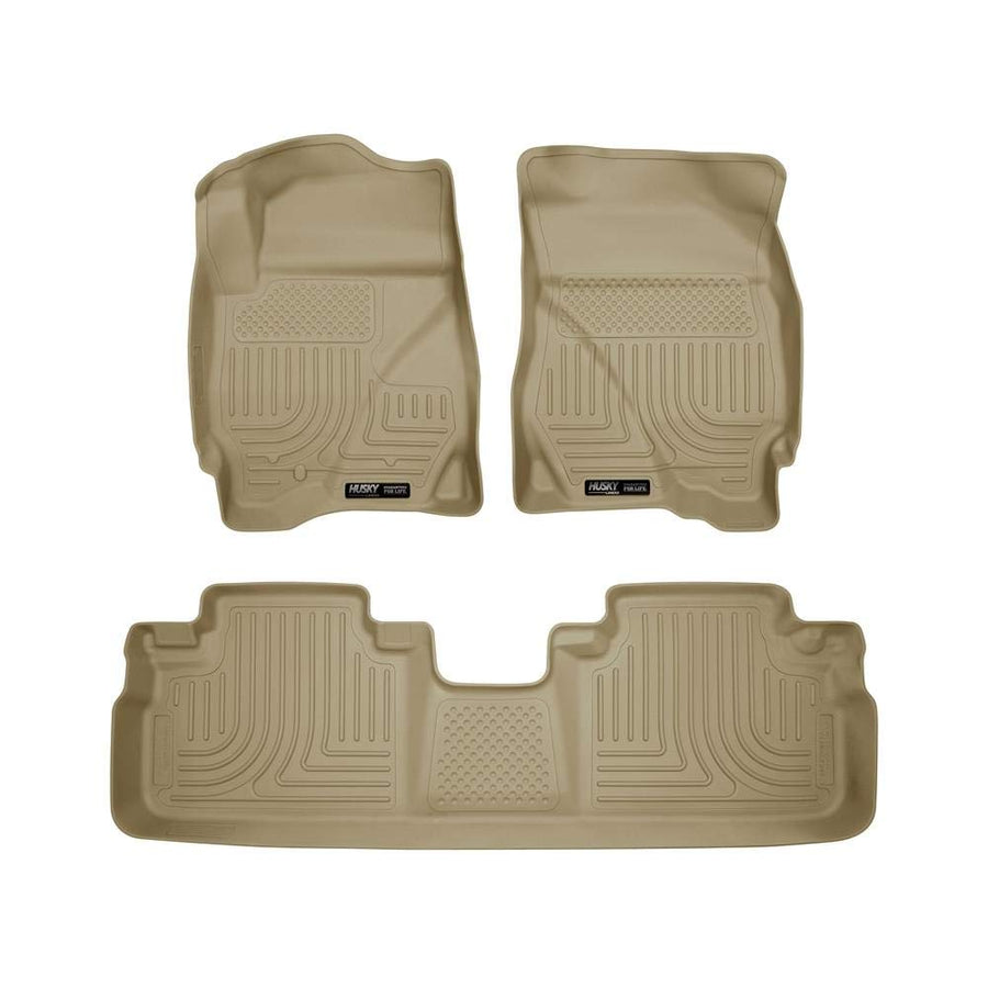 Husky Liners WeatherBeater 98353 Combination Front & 2ND Seat Floor Liners - (3