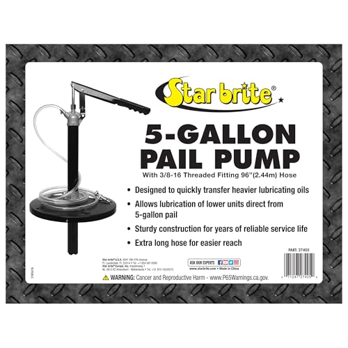 Lower Unit Pail Pump STAR BRITE (027405)