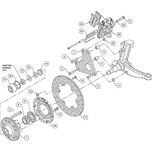 Brake Kit Wilwood 140-14419-DN
