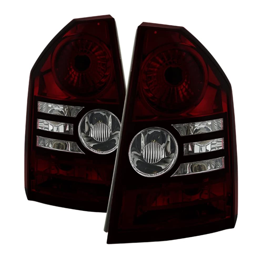 Tail Light Xtune ALT-JH-C308-OE-RSM (Chrysler 300 2008-2010 (Fit Base & Touring Models only and models with 2.7L or 3.5L Engines only) OEM Style s -Red Smoked)