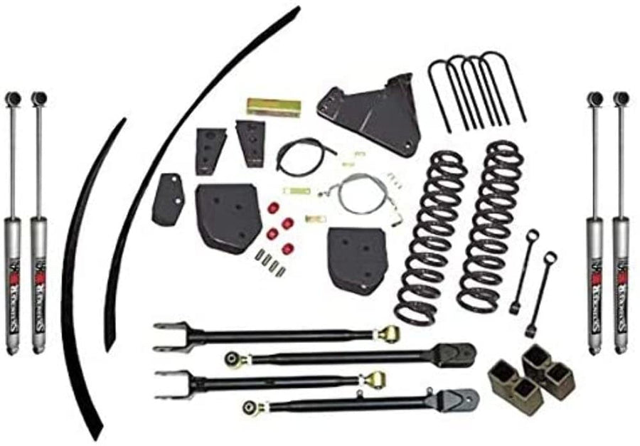 Suspension Lift Kit F8802KH-M Skyjacker w/Shock M95 Performance Shocks 8.5 in. Lift 4-Link Conversion