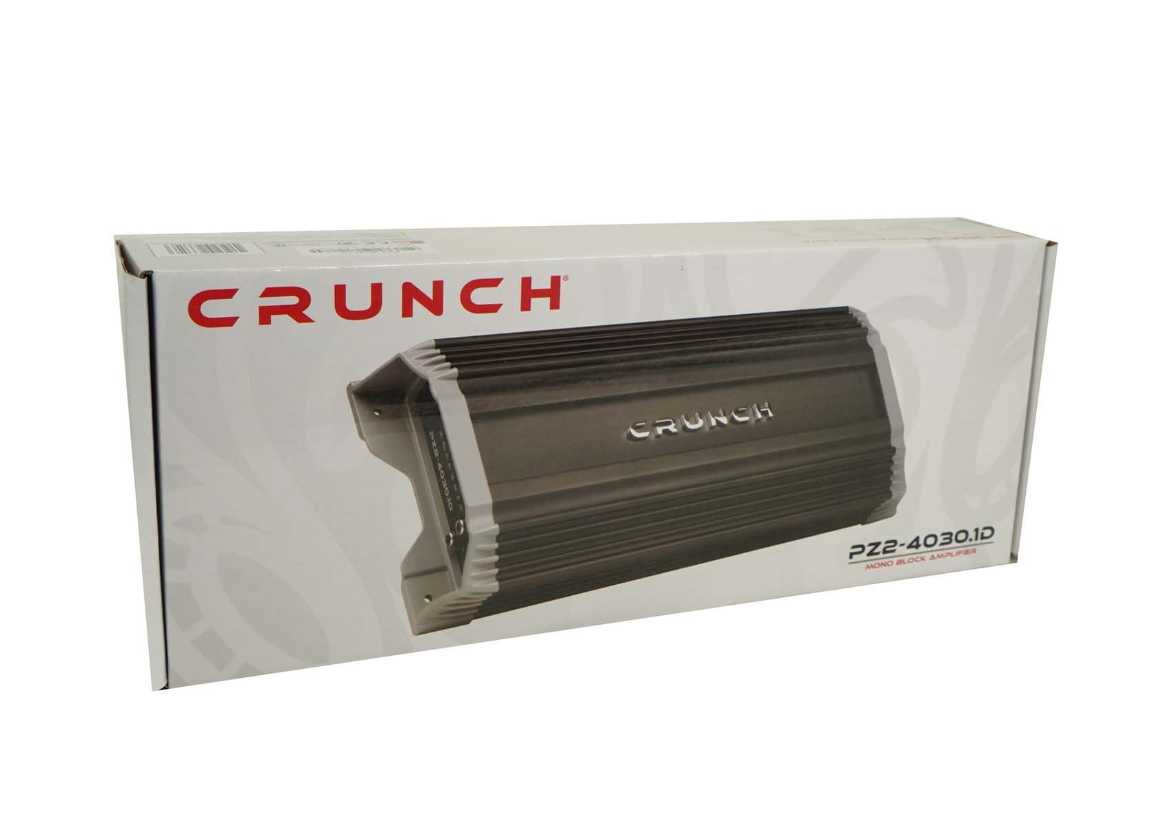 POWERZONE Crunch PZ2-4030.1D 4000 Watt Mono Amplifier, Car Audio Amplifier, 1 Ohm Stable, Bass Remote Included