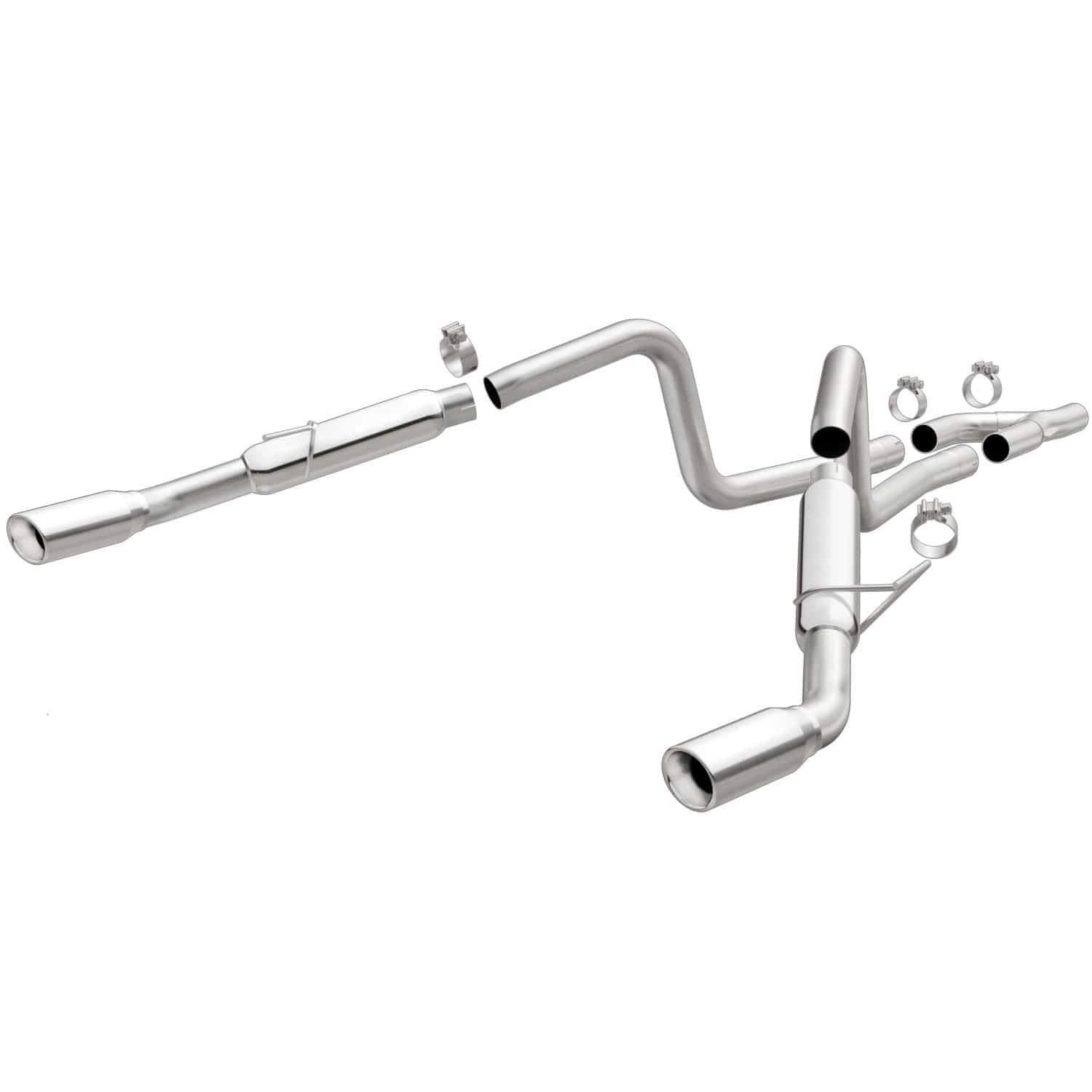 Performance MagnaFlow Exhaust System 16605: Cat-Back, Competition Series, Compatible with 2005-2009 Ford Mustang