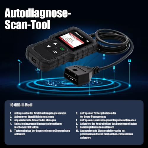 Millennium 30 Launch OBD2 Scanner,Car Code Reader with Full OBD2 Functions,Check Engine Light Car Diagnostic Tool,O2 Sensor/EVAP System/Smog Test/Check I/M Readiness Car Scanner,Lifetime Free Update