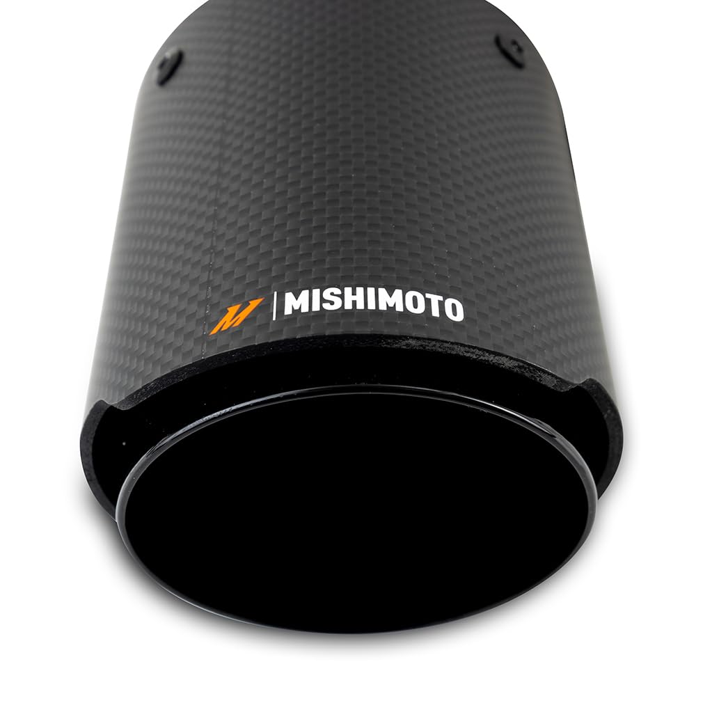 Mishimoto Dual Carbon Fiber Exhaust Tips, 2.5”, Black