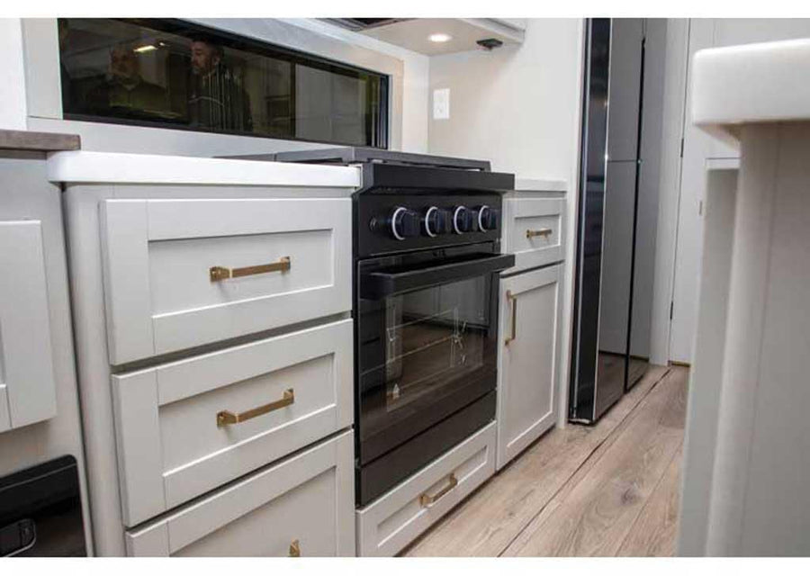 Furrion Chef Collection 2022119473 24" RV 3-Burner Gas Range - Black