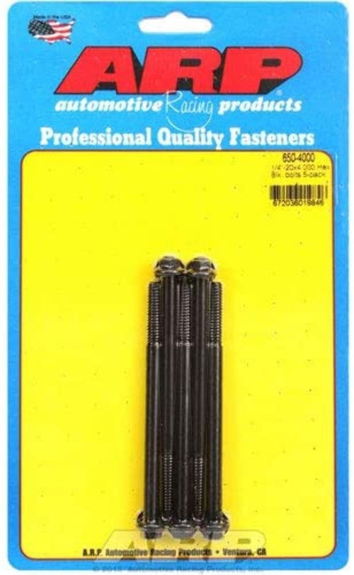 Hex ARP (650-4000) Oxide Bolt, Black