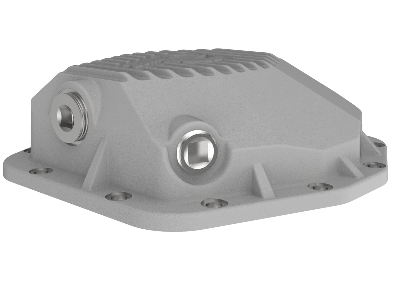 aFe POWER Rear Differential Cover Street Series Raw w/Machined Fins - #46-71170A - Ford Ranger 19-23 L4-2.3L (t) (Dana M220)