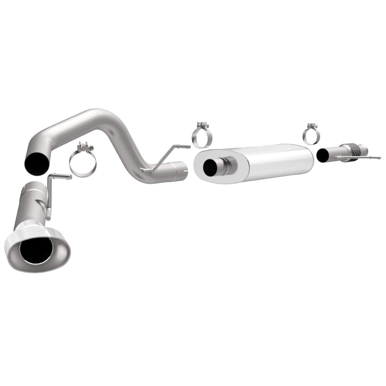 Large MagnaFlow Stainless Steel Performance Exhaust System Kit