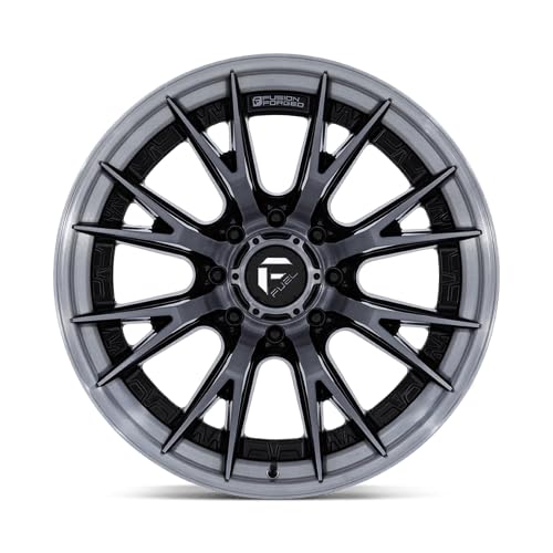 FUEL OFF-ROAD FC402 20X9 CATALYST 8X170 5.04 1mm GLOSS BLACK WITH BRUSHED GRAY TINT FACE & LIP - FC402BT20908701
