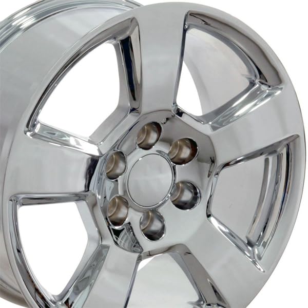 CV76-20090-6550-27C OE Wheels 20" Replica Wheel Fits Chevrolet Tahoe Rim 20x9 Chrome Wheel