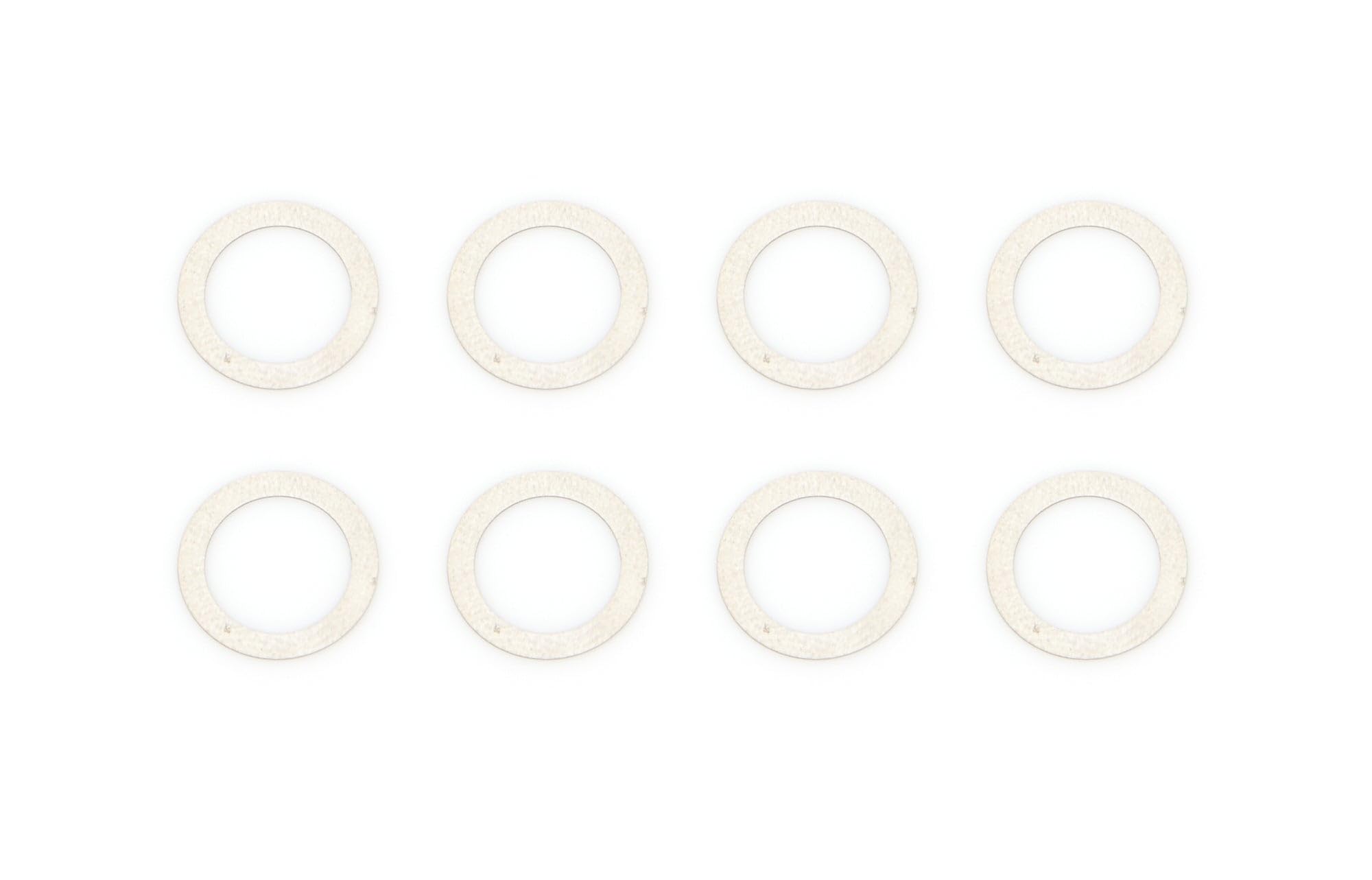 Shock Valve QA1 7855-192 - Disc - 0.542 in OD - 0.006 in Thickness - Steel - Natural - Set of 8