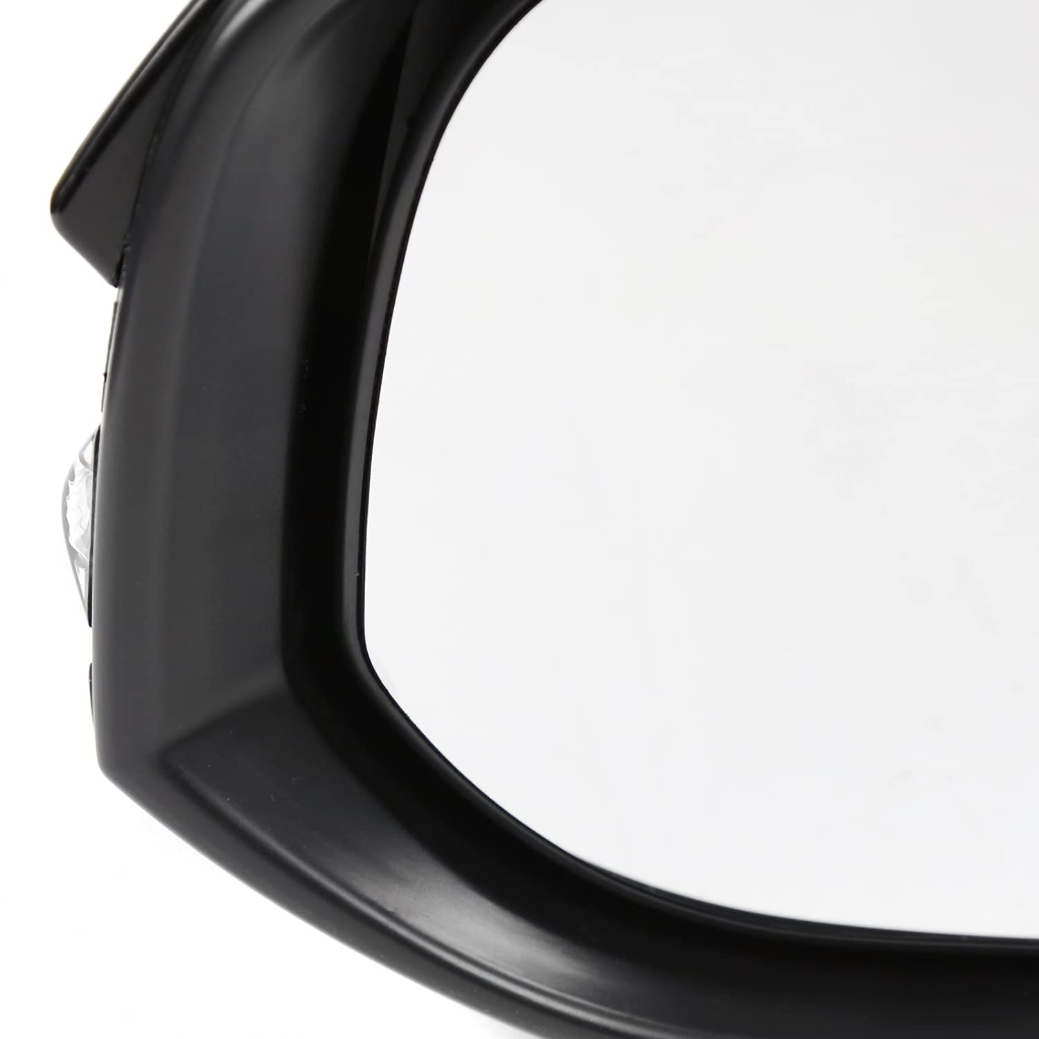 Power Heated Spec-D Tuning Glossy Black 7-Pin + LED Signal Left Driver Side Mirror Compatible with Toyota RAV4 2013-2015