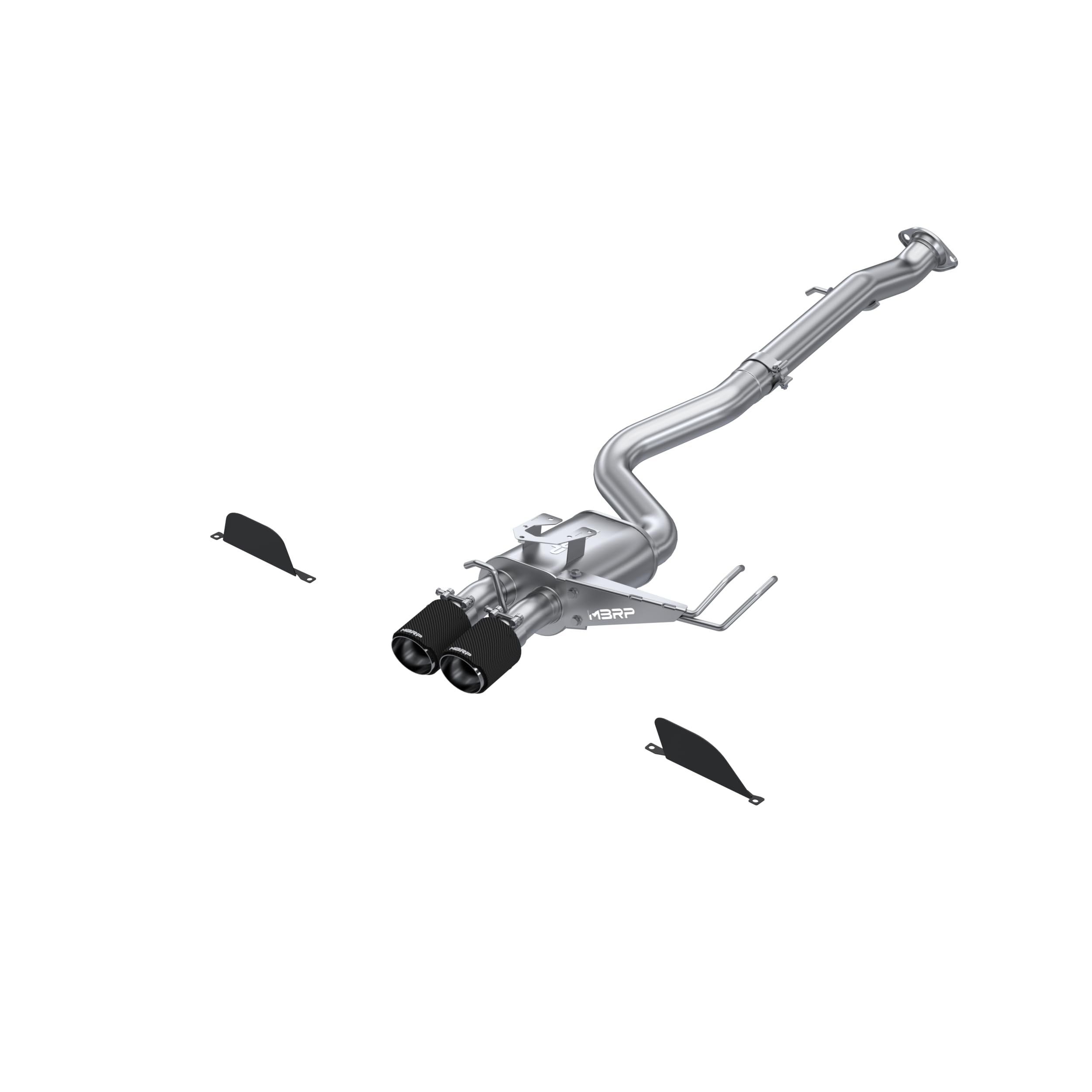 2023 Toyota Corolla GR MBRP 1.6L T304 SS 3in Cat-Back Dual Center Rear w/Carbon Fiber Tips