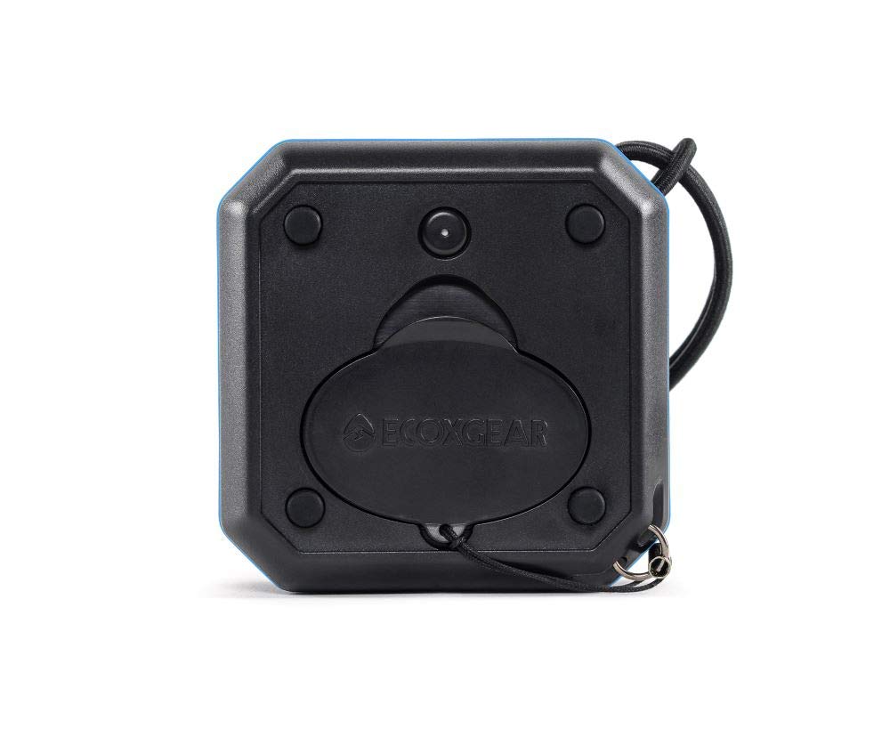 EcoPebble Lite GDI-EXPLT502 ECOXGEAR Rugged Waterproof Floating Portable Bluetooth Wireless 5-Watt Mini Smart Speaker (Blue)