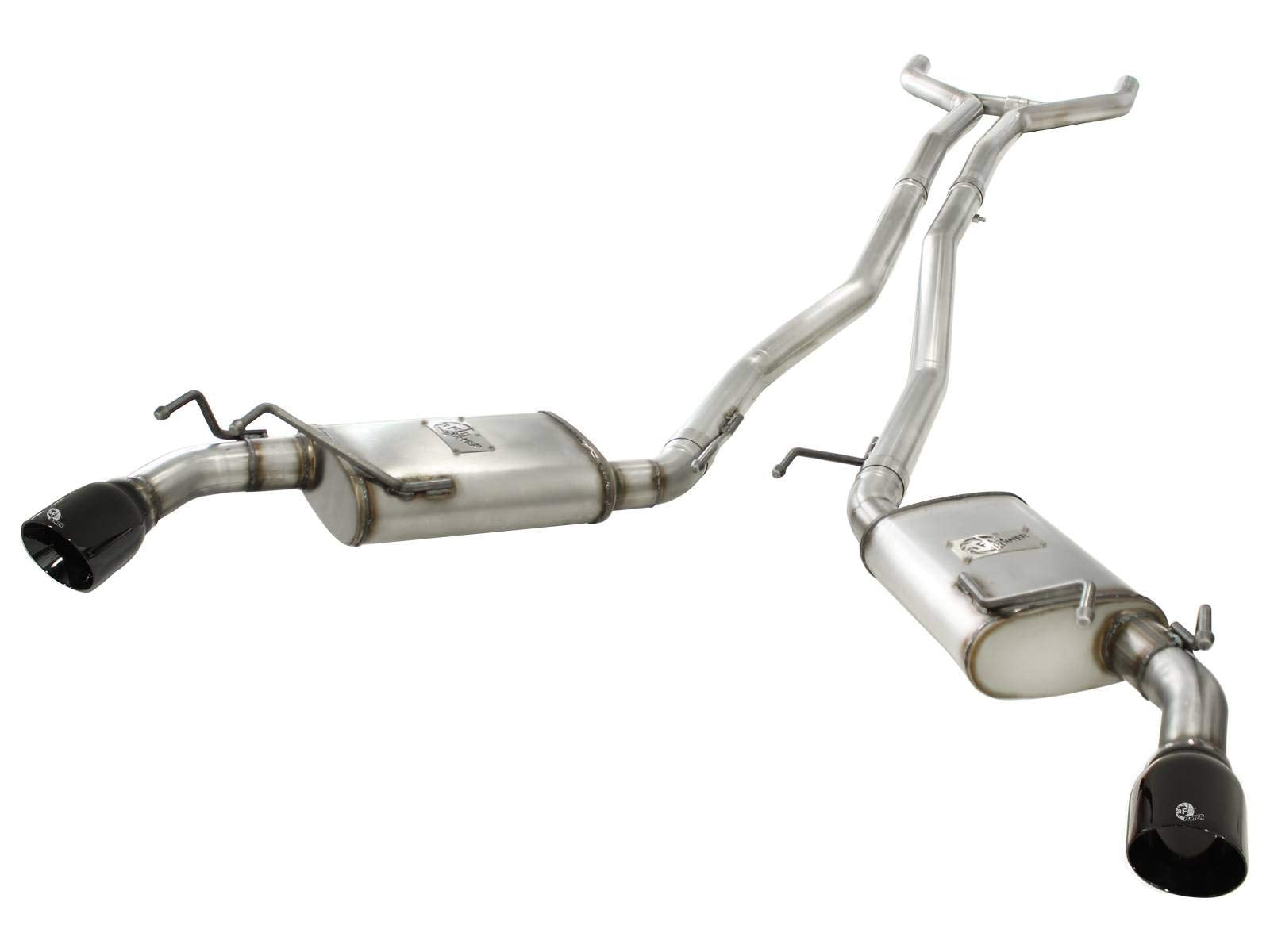 409 Stainless Steel aFe Cat-Back Exhaust System with 2.5" Black Tip for Chevrolet Camaro V6-3.6L Engine