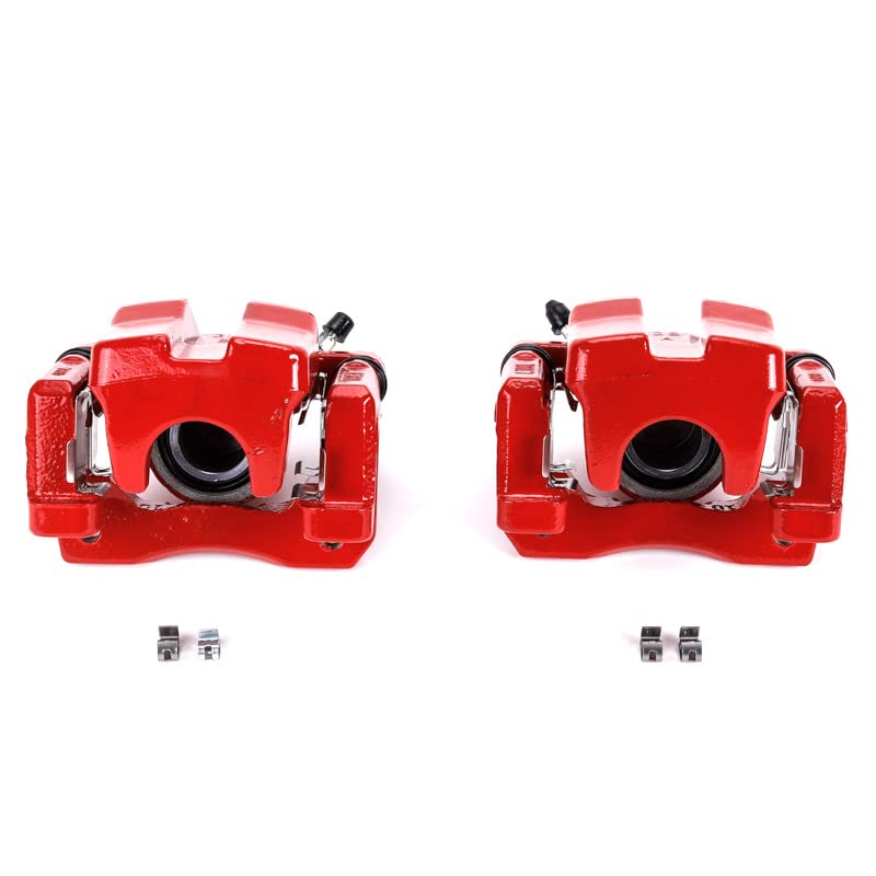 Power Stop Rear S3130 Pair of Calipers High-Temp Red Powder Coated For Lexus ES350 2007-2012, Toyota Avalon 2008-2011, Toyota Camry 2007-2011 [Model Specific]
