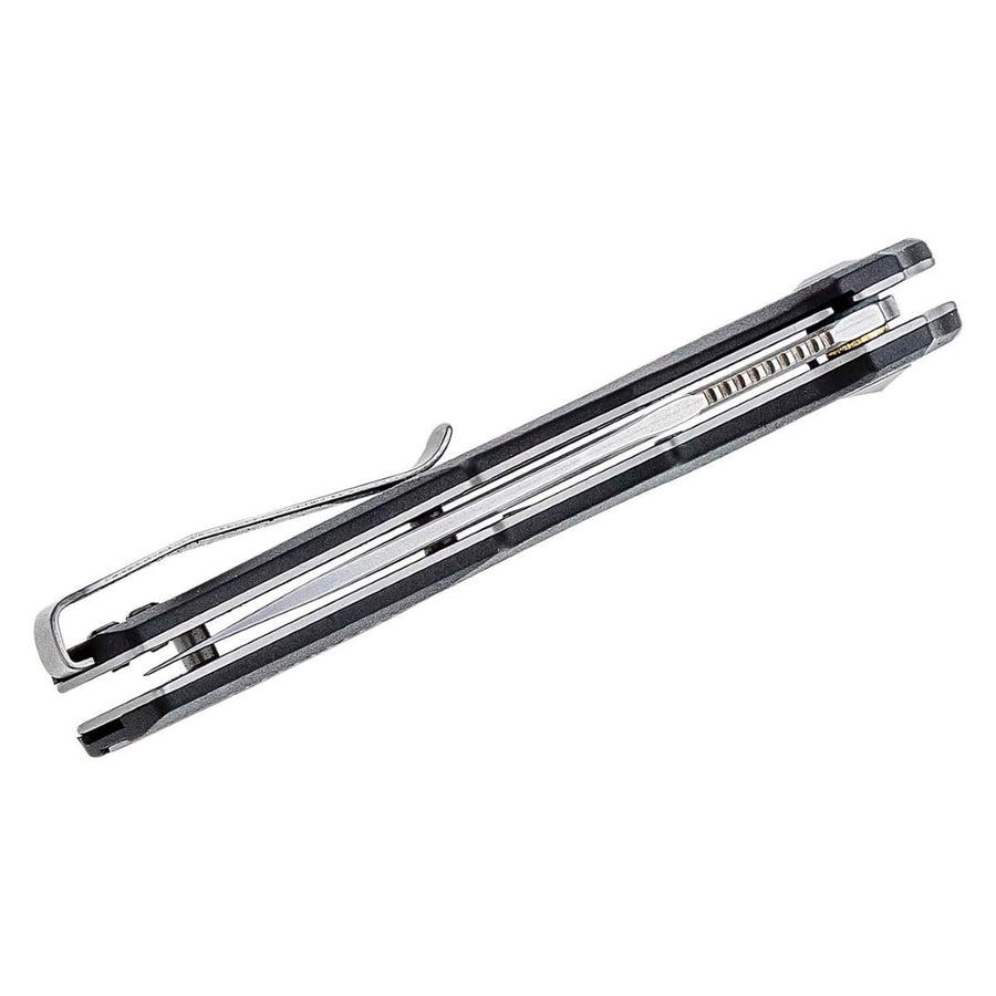 Kershaw Pocket Knife Tremolo, 3.125" 4Cr14 Steel Clip Point Blade, assisted opening EDC,Black