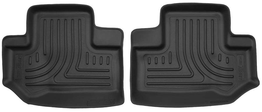 Husky Liners X-act Contour Floor Mats | 2nd Row, 1-pc Black Fits 2011-2018 Jeep Wrangler JK 2-Dr. - 53581