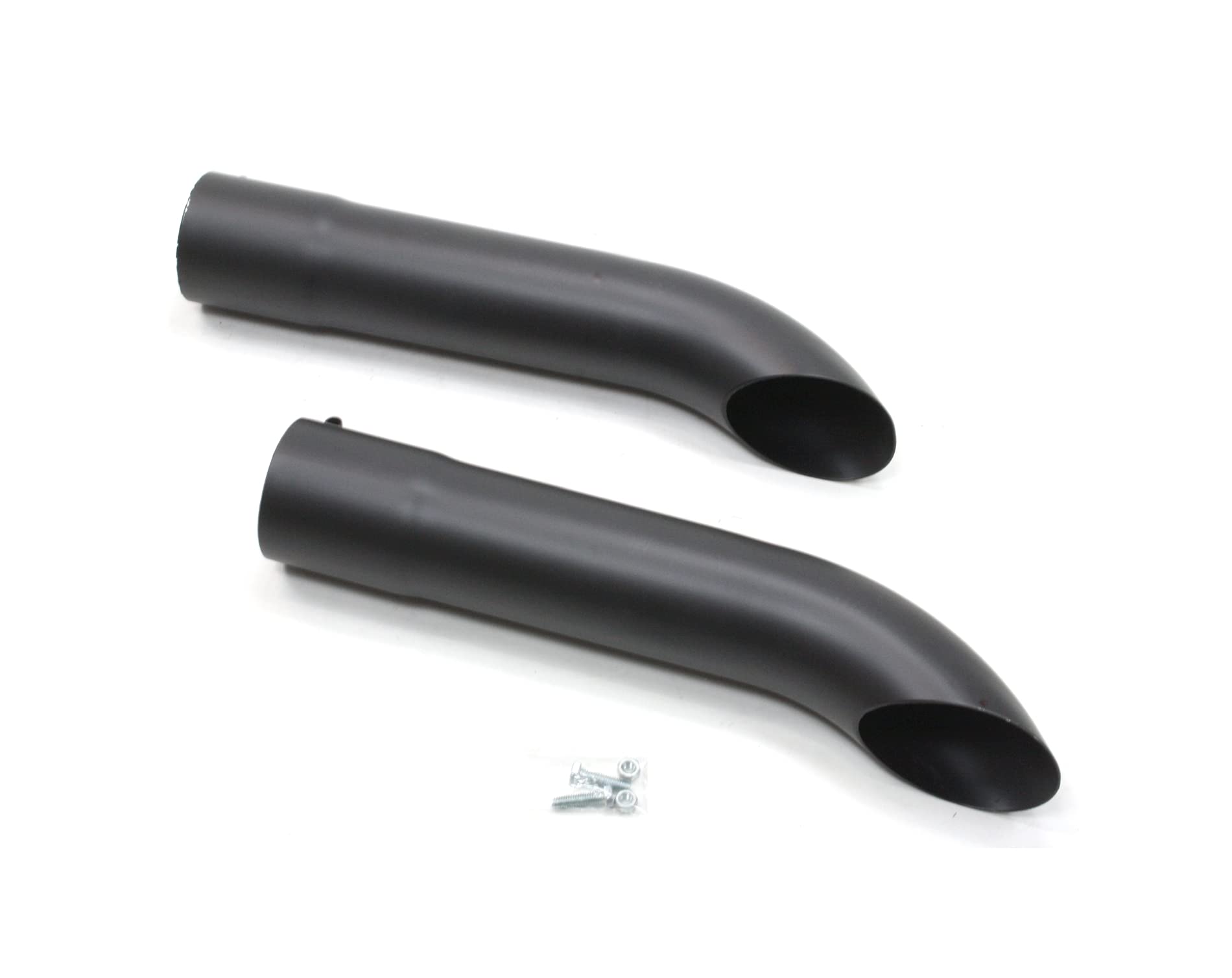 3-1/2" Length Patriot (H3817-B) 20" Black Coating Hi-Temperature Inlet/Outlet Exhaust Turnout - Pair