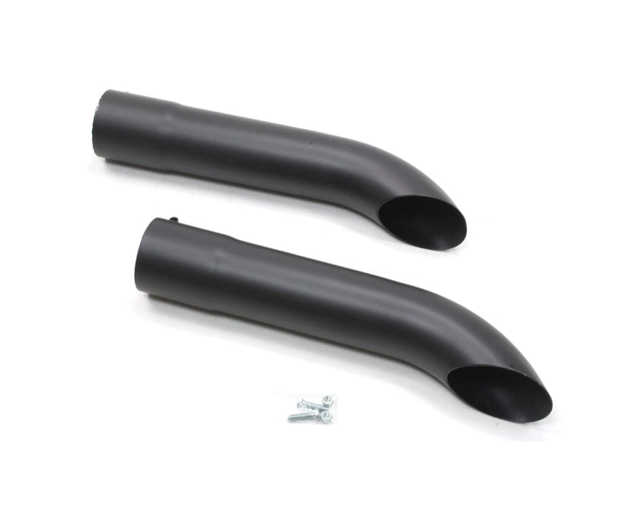 3-1/2" Length Patriot (H3817-B) 20" Black Coating Hi-Temperature Inlet/Outlet Exhaust Turnout - Pair