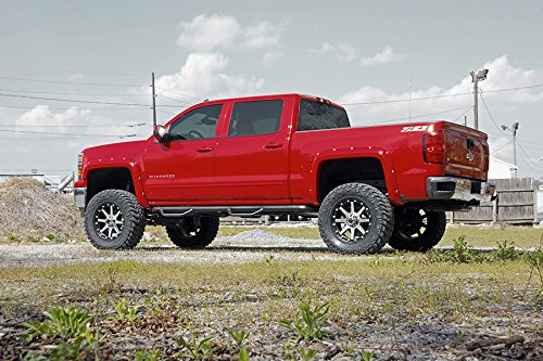 7" Rough Country Lift Kit with N3 Loaded Struts/N3 Rear Shocks for Chevy Silverado & GMC Sierra 1500 (2014-2018 w/Stock Steel Cast Control Arms)