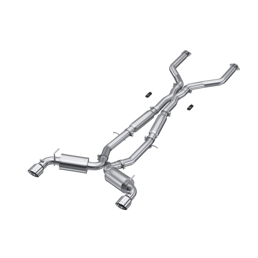 MBRP S4406304 Exhaust - MBRP Exhaust S4406304 Armor Pro Cat Back Exhaust System Fits 17-22 Q60