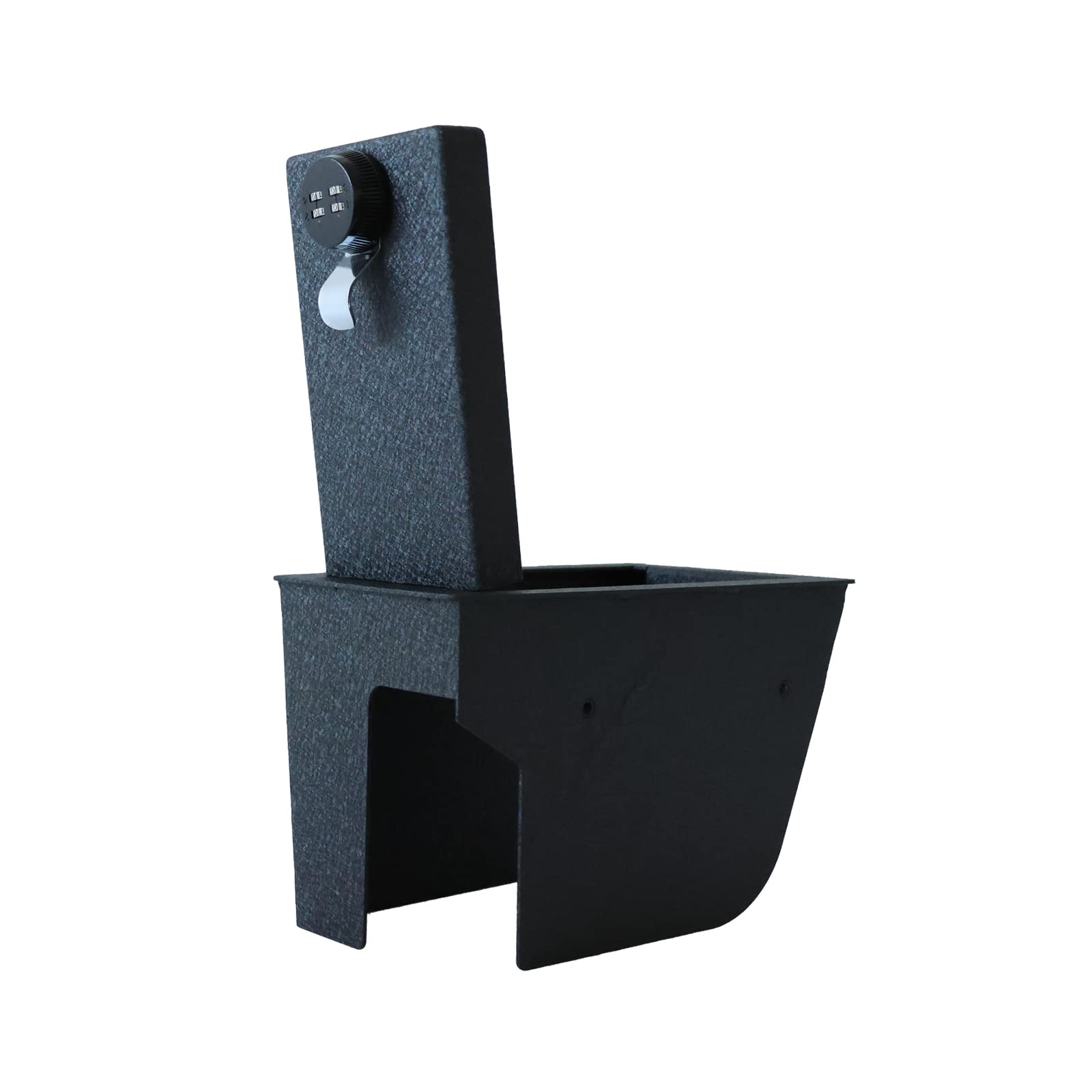 Center Console Safe Black Horse, with 4 Digit Combination Resettable Lock Compatible with 2021-2024 Ford Bronco Sport-ASFB01