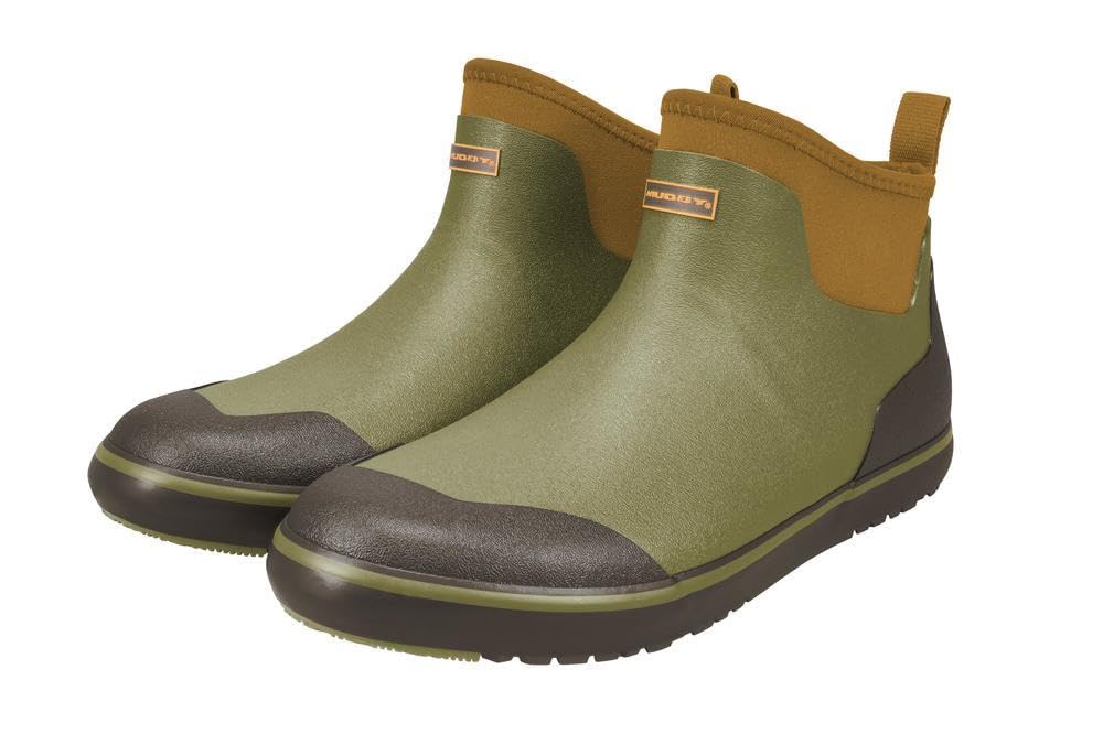 Muddy Outdoors DV8 Men's Deck Boots Rubber Ranger Green 12 D