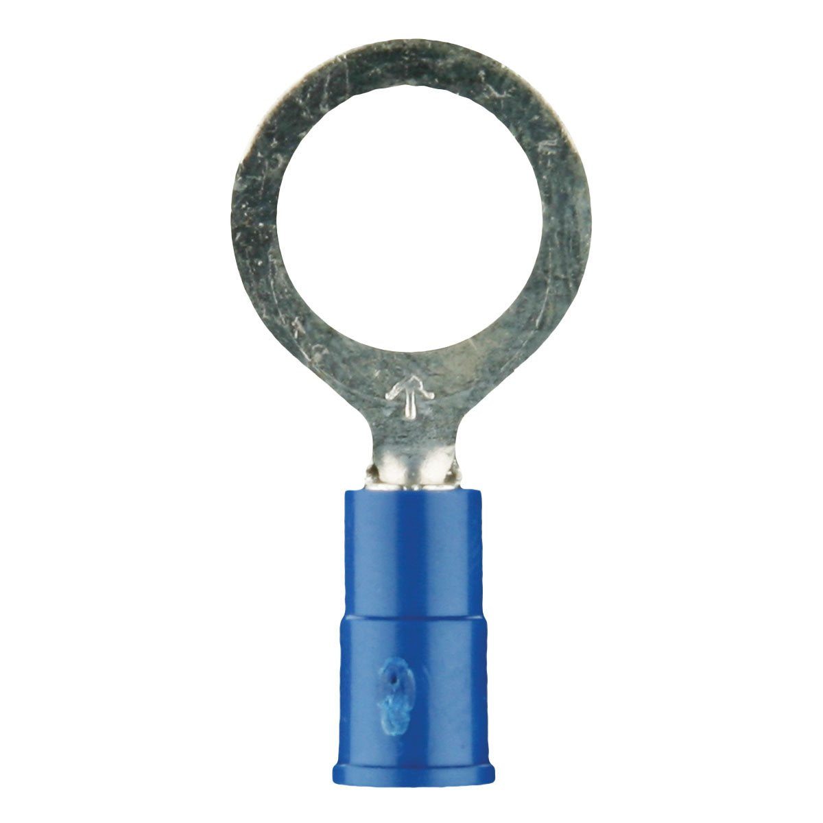 3M Install Bay Ring Terminal Connector Vinyl 16/14 Gauge 3/8-Inch - 100 Pack (Blue)