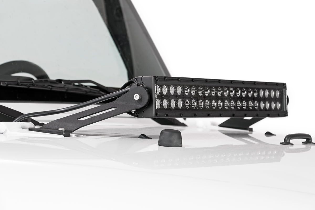 20" Rough Country Black Series Dual Row LED CREE Light Bar | White DRL - 70920BD