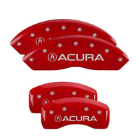 Brake Caliper Covers MGP - 2009-2014 Acura TL - Front and Rear Set - Red