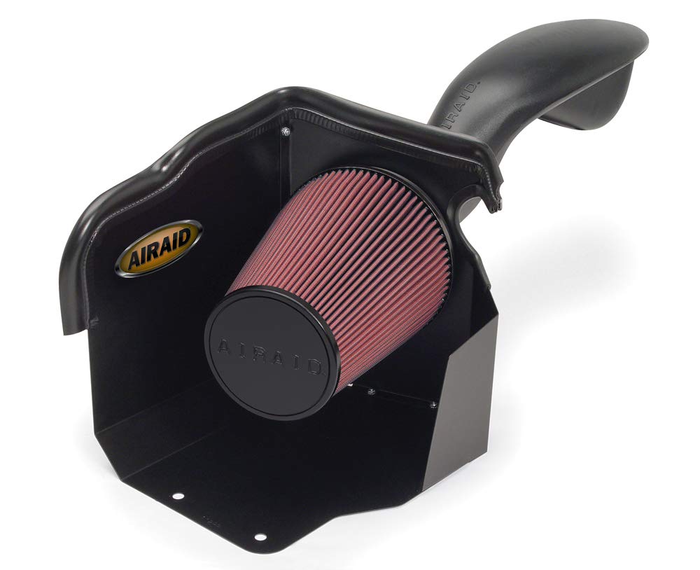 AIRAID Cold Air Intake System: K&N by Increased Horsepower, Cotton Oil Filter: Compatible with 2005-2007 CHEVROLET Silverados (See product description for all models) AIR-200-169