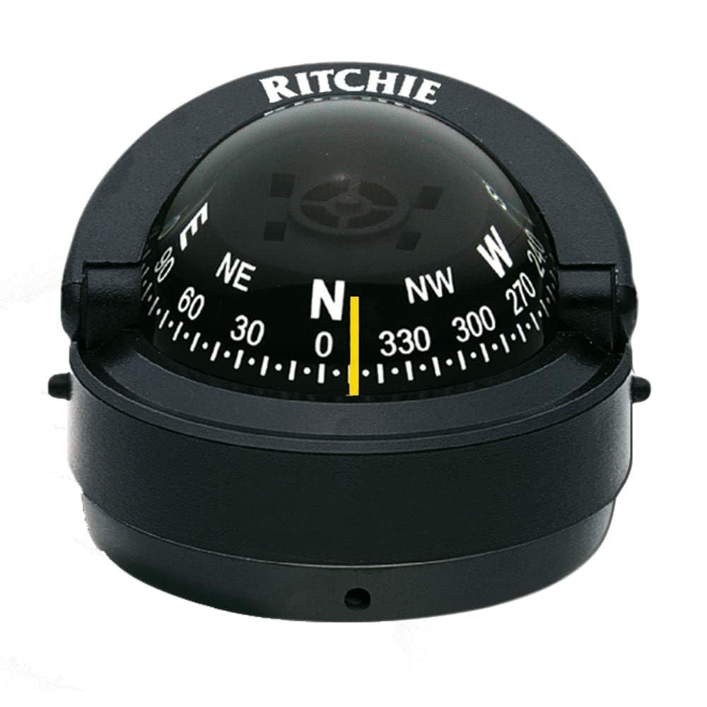 Explorer Compass Ritchie S-53 - Surface Mount - Black