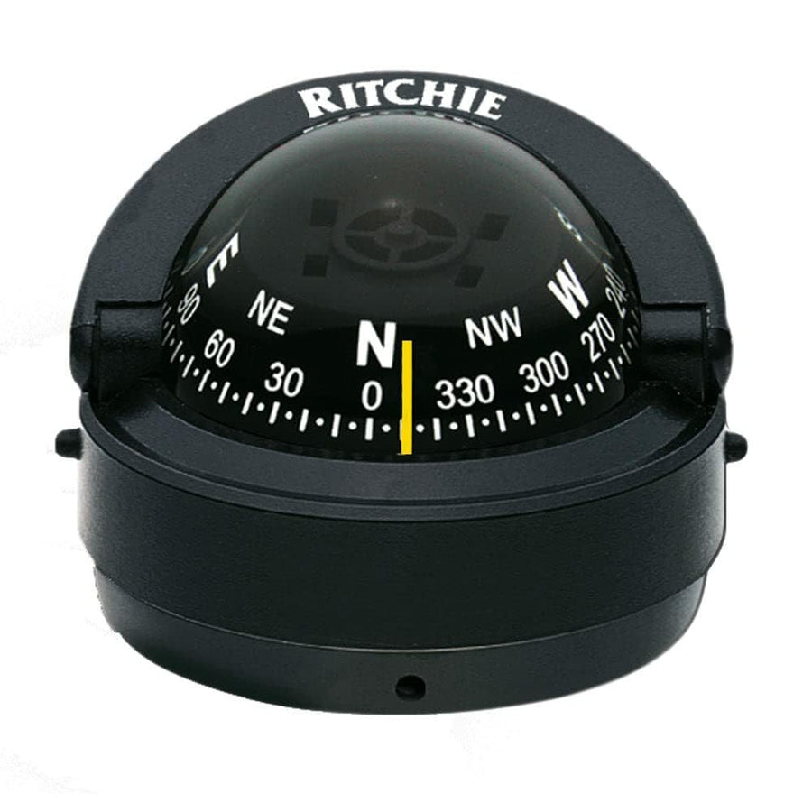 Explorer Compass Ritchie S-53 - Surface Mount - Black