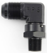 Fragola Performance Systems #4 X 1/8 Mpt 90 Degree Swivel Black 499104-BL