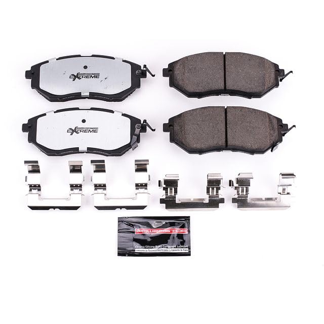 Power Stop Z26 Carbon-Fiber Ceramic Brake Pads For Subaru B9 Tribeca Forester Legacy Outback WRX [Model Specific] Z26-1078