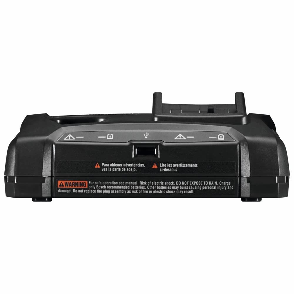 18V/12V Dual-Bay BOSCH Lithium-Ion Battery Charger GAX1218V-30
