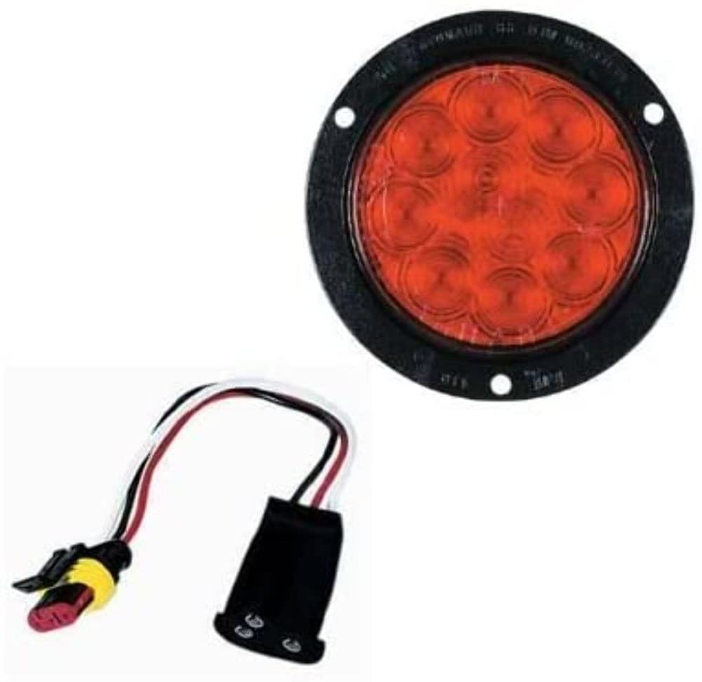 Round LED Stop Peterson Manufacturing Turn or Tail Light - 4in.