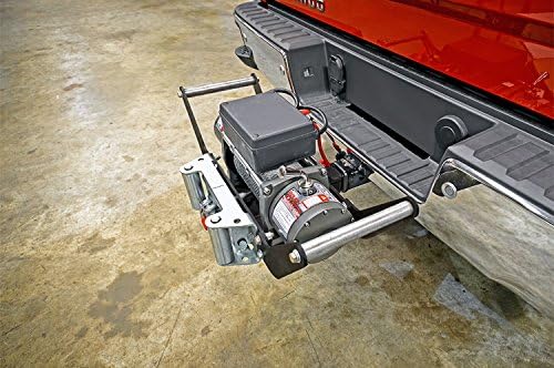 Rough Country Hitch Mount Winch Cradle | 2" Receiver Hitch - RS109 Black