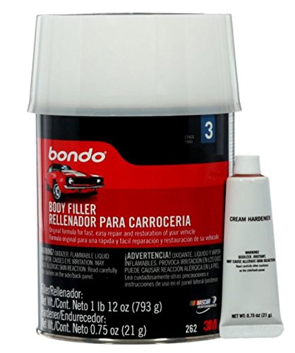 Bondo 1 Quart Two-Part Clear Medium Viscosity Body Filler Putty (12 Count) - Automotive Body Repair