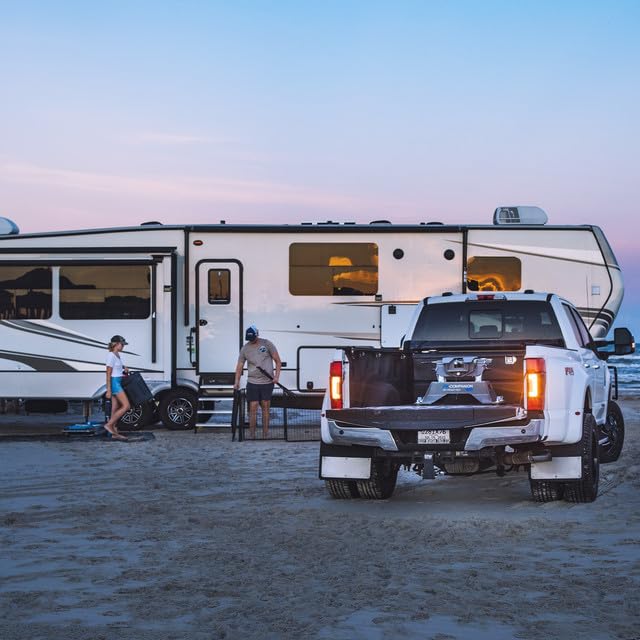 Companion OEM Slider B&W Trailer Hitches Fifth Wheel Hitch - Compatible with Ford OEM Puck System - RVK3370