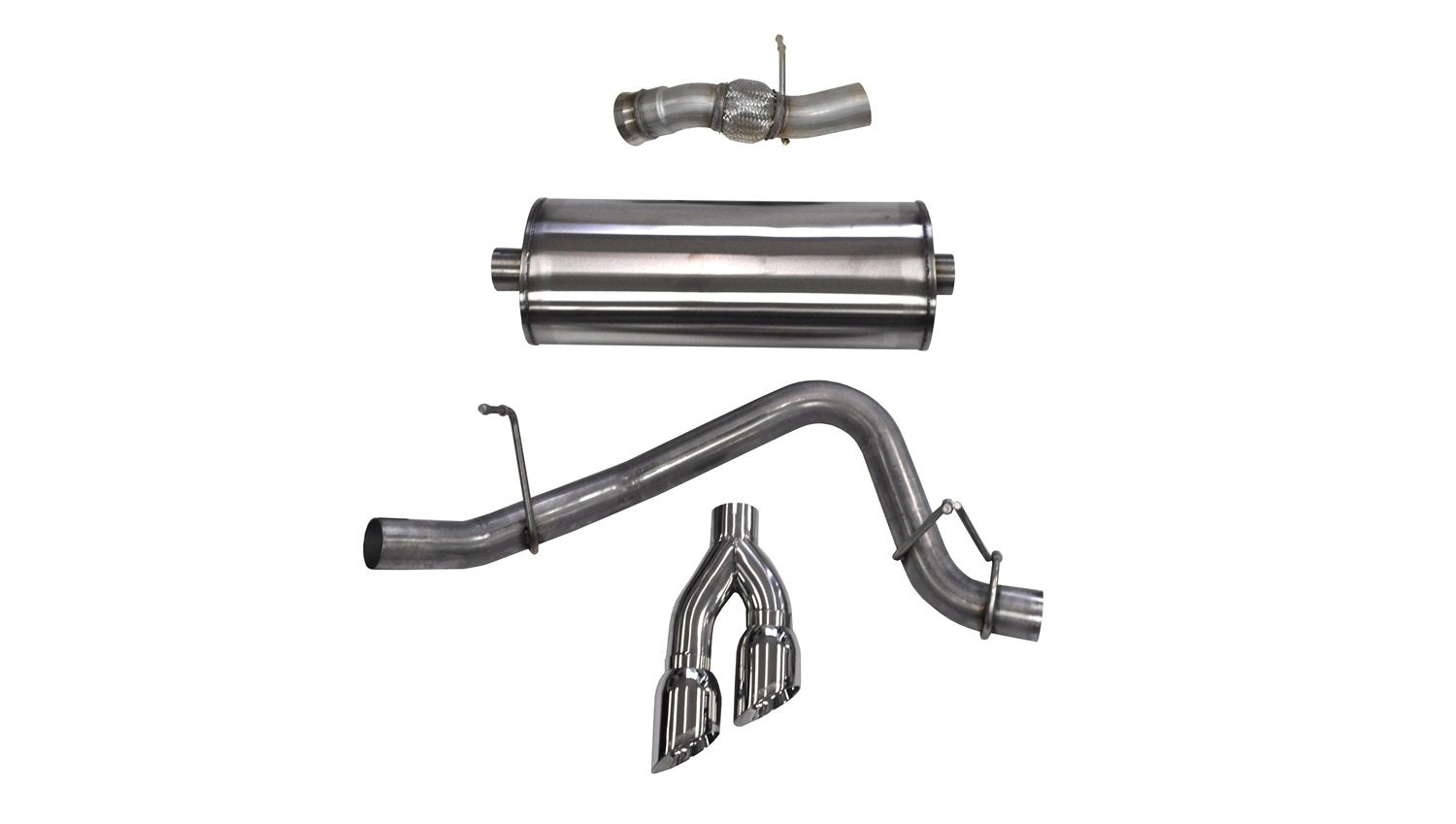 Cat Back Corsa 14826 Exhaust (Dual Rear Exit with Polished Twin Pro Series Tips), 1 Pack