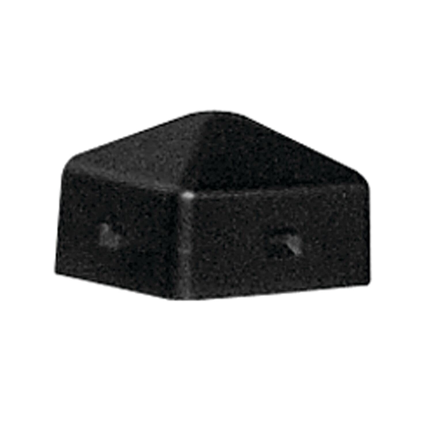 Bollard Post Cap Eagle 1759, Square, 5" Size, 5-1/4" Length x 5-1/4" Width, Black