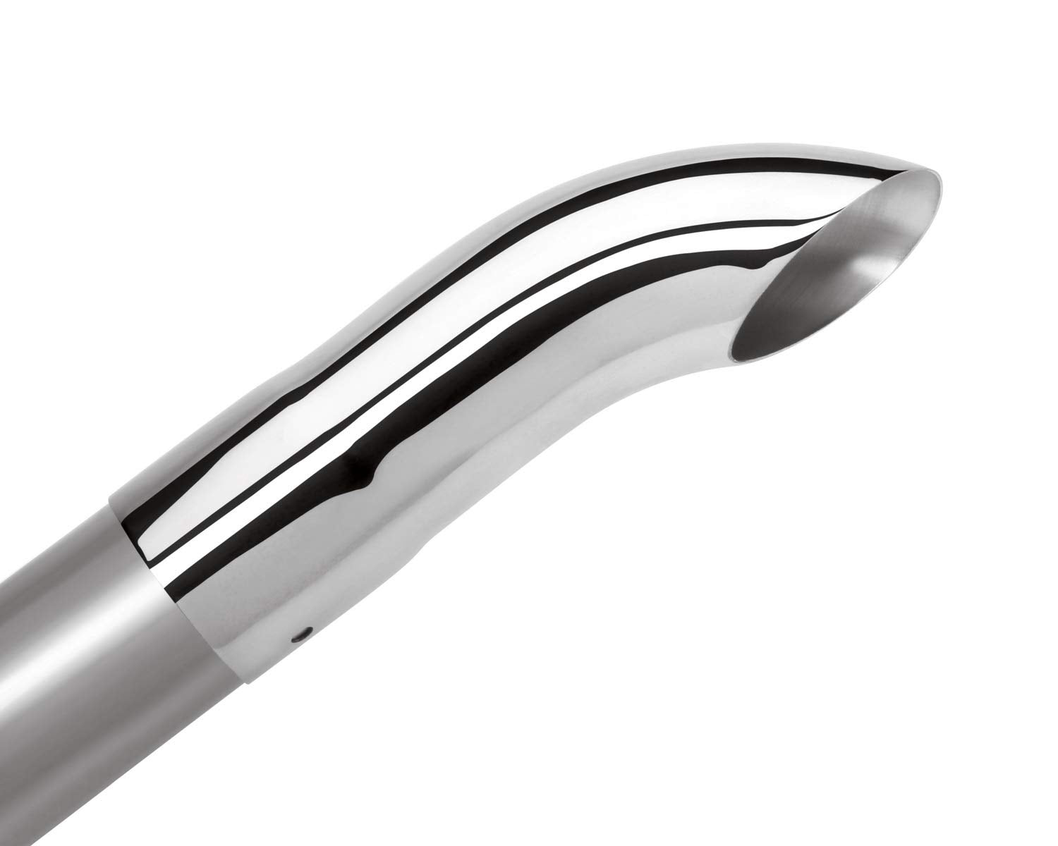 20109 BORLA Exhaust Tip 2.25" Inlet - 2.25" Single Round Turndown/Turnout Outlet - 8.75" Long Exhaust Tip. Set Screw Mounting Method. Set Screw Included.